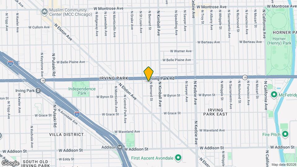 3942 N Bernard St Map and Location Details