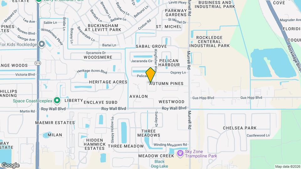 1085 Kingfisher Way Mapa y Detalles de la Ubicación