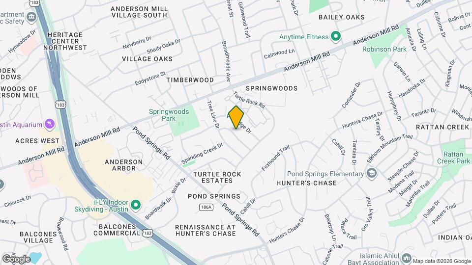 8804 Piney Point Dr Map and Location Details