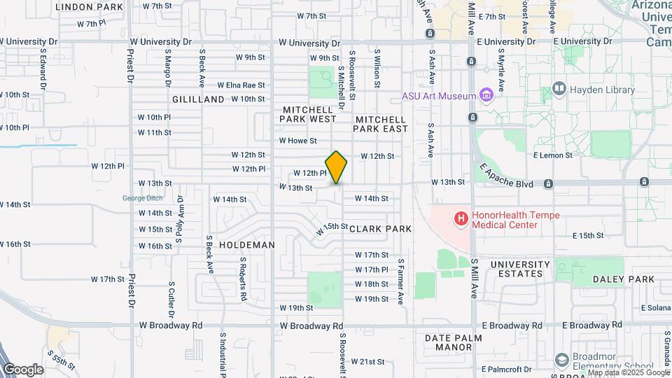 611-613 615 W 13th St Map and Location Details