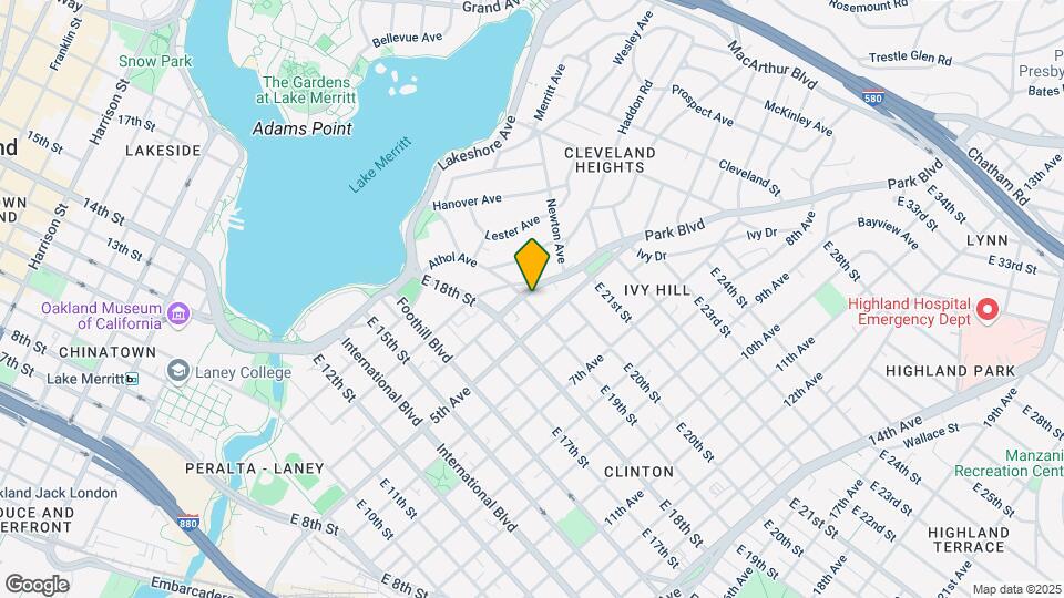410 E 19th St Mapa y Detalles de la Ubicación