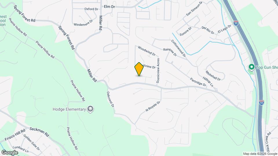 1748 Scenic Meadows Dr Map and Location Details