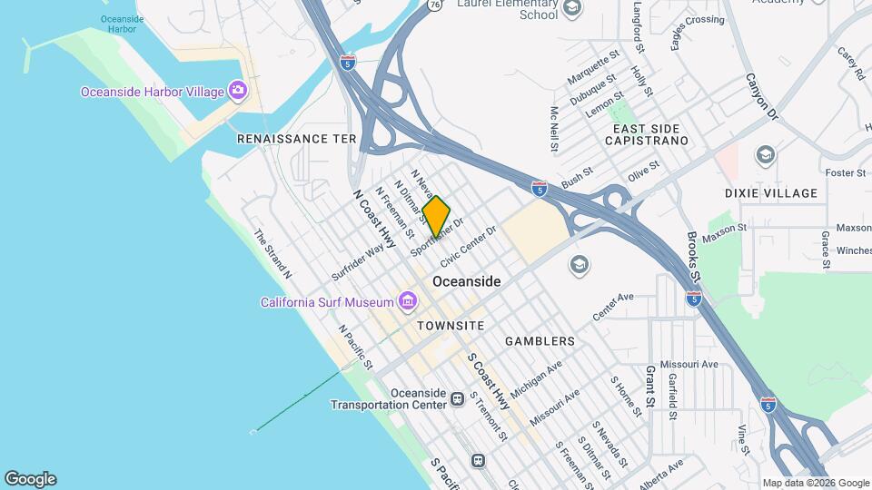 421 N Ditmar St Mapa y Detalles de la Ubicación