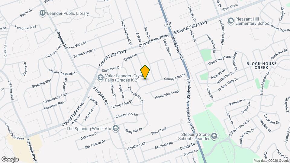 1913 Killarney Dr Map and Location Details