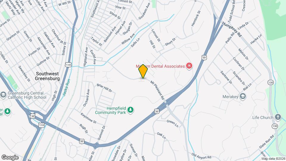 834 Mt Pleasant Rd Map and Location Details