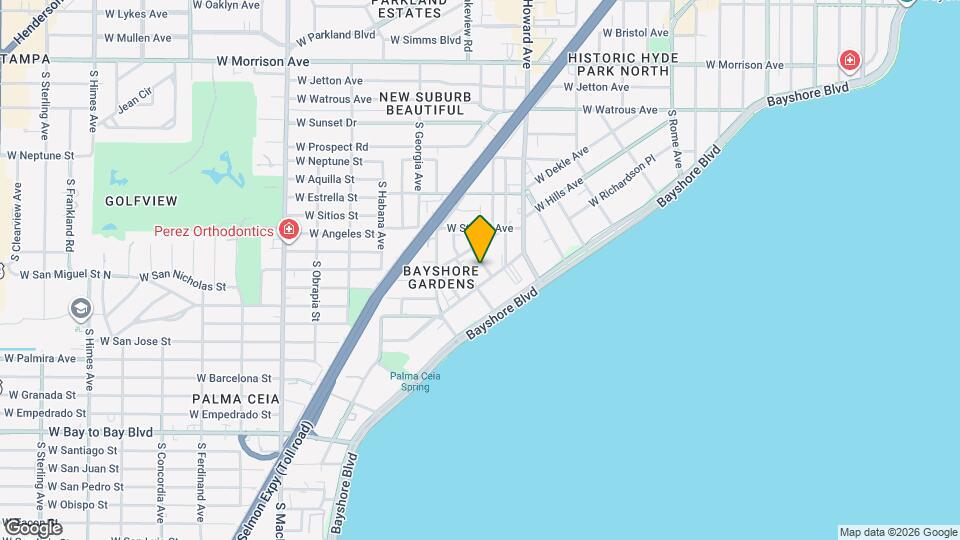 1511 S Bay Villa Pl Map and Location Details