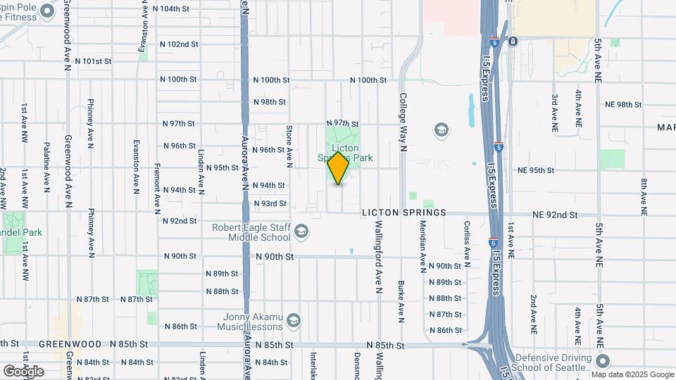 9227 Woodlawn Ave N Map and Location Details