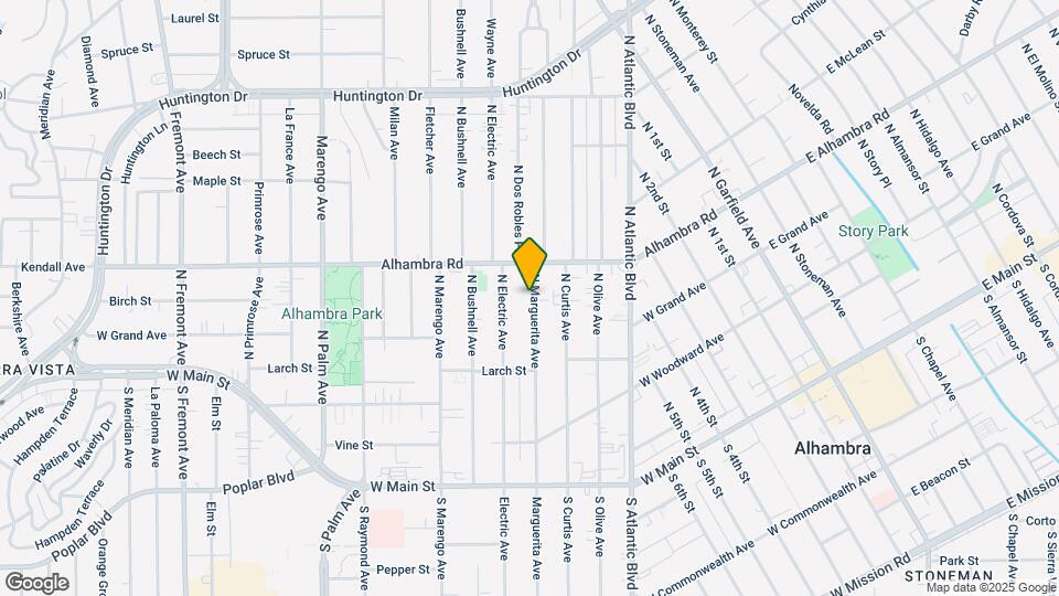 501 N Marguerita Ave Map and Location Details