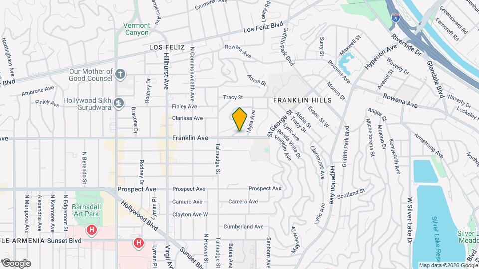 4211 Franklin Ave, Unit 4213.5 Mapa y Detalles de la Ubicación