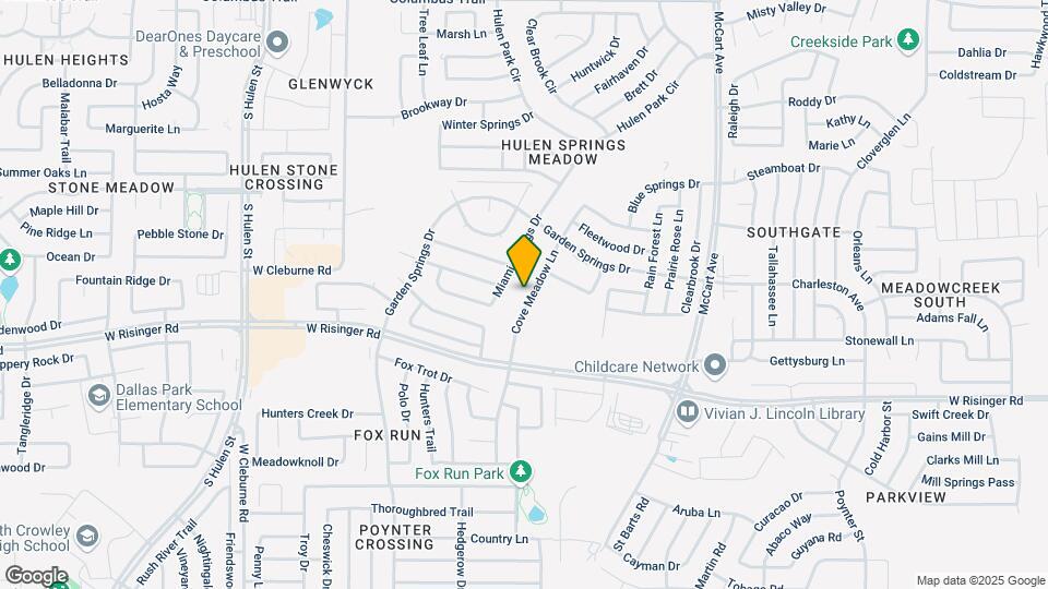 8600 Cove Meadow Ln Mapa y Detalles de la Ubicación