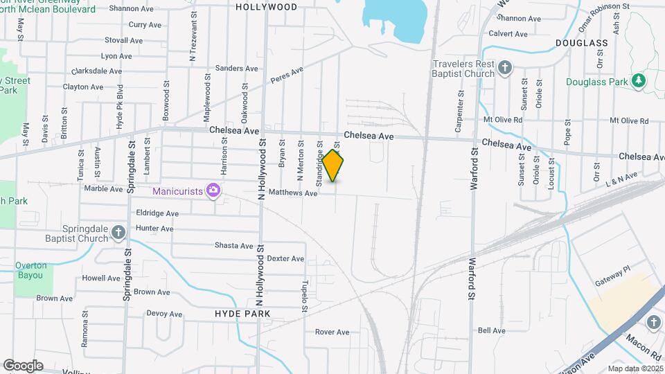 1313 Fairfax St Map and Location Details