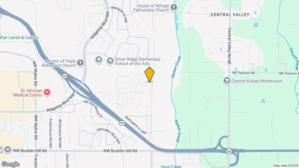 814 NW Highgarden Dr Map and Location Details