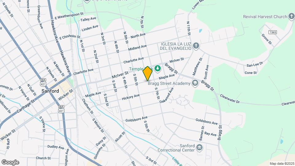 414 Maple Ave Map and Location Details