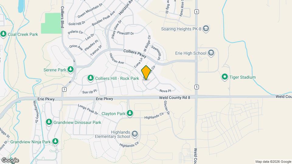 1021 Equinox Ln Map and Location Details