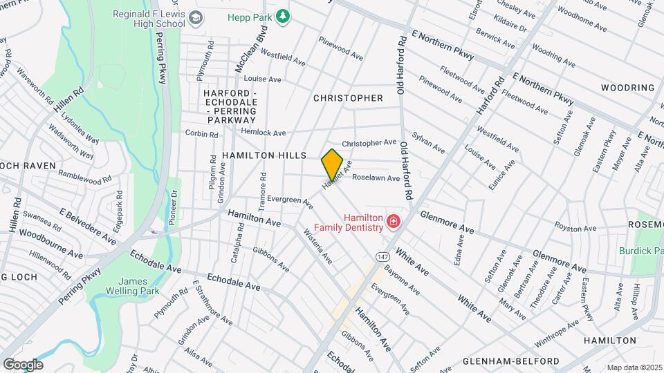 2703 White Ave Map and Location Details