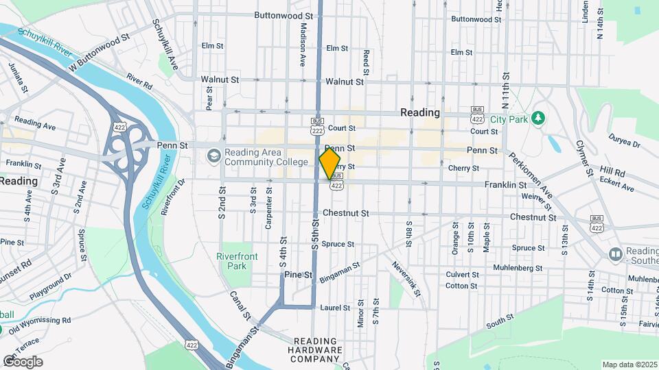 520 Franklin St Map and Location Details
