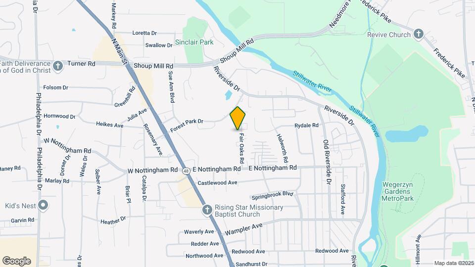 4361 Fair Oaks Rd Map and Location Details