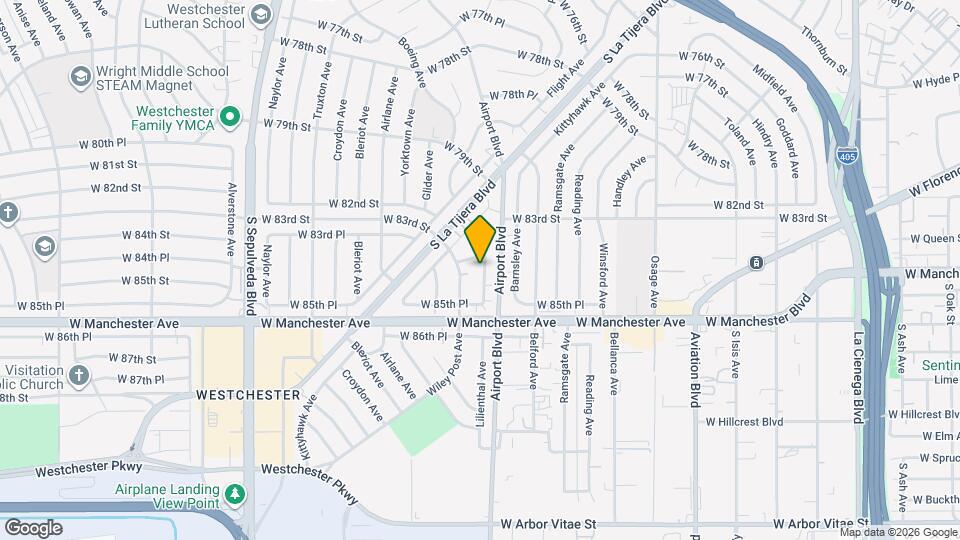 8411-8413 Lilienthal Ave Mapa y Detalles de la Ubicación