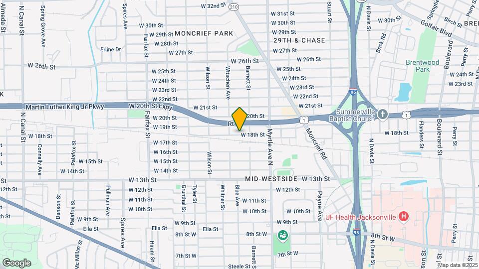 1431 W 18th St Mapa y Detalles de la Ubicación