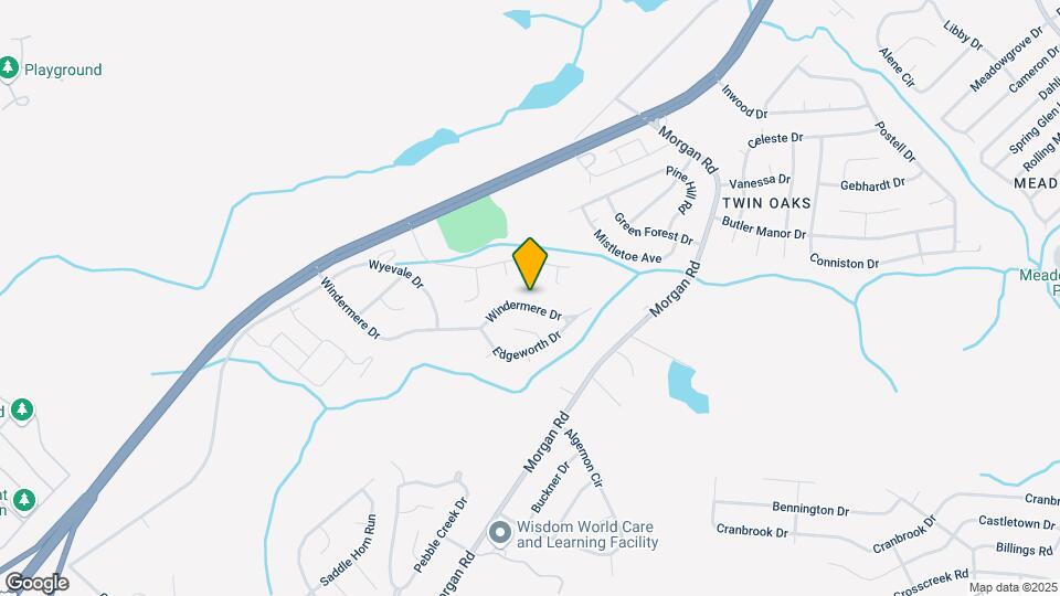3511 Windermere Dr Map and Location Details