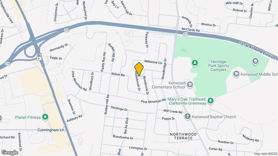 1119 Stonebrook Dr Map and Location Details