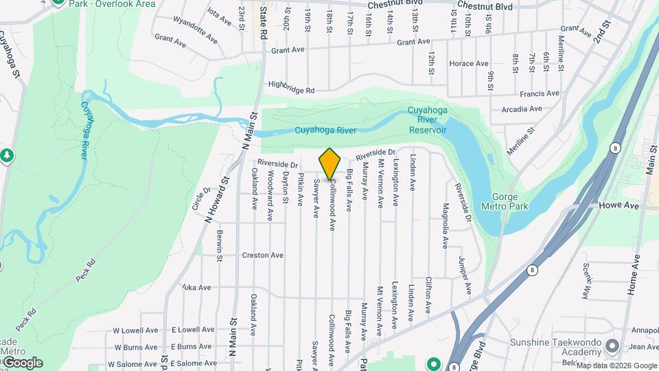 1274 Collinwood Ave Map and Location Details