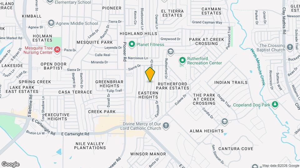 1311 Caladium Dr Mapa y Detalles de la Ubicación