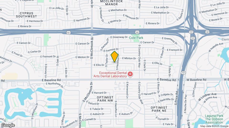 1893 E Ellis Dr Map and Location Details