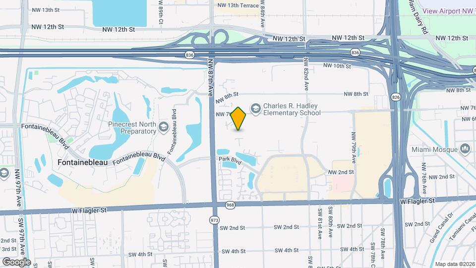 8580 NW 5th Terrace Map and Location Details