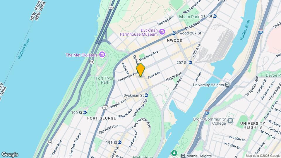 35 THAYER ST Mapa y Detalles de la Ubicación