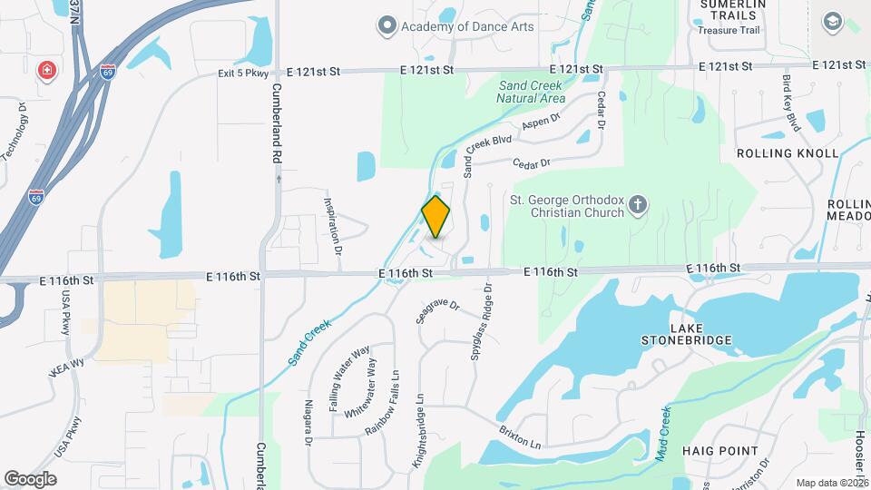 Sandy Creek Woods Apartments Map and Location Details