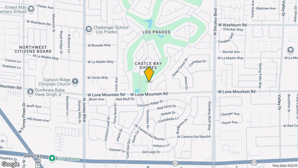 4821 Fiesta Lakes St Map and Location Details