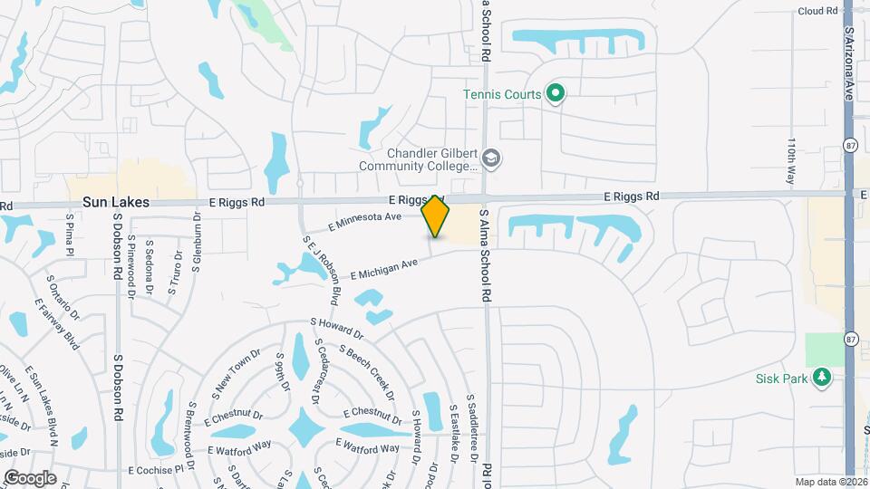 25247 S Saddletree Dr Map and Location Details