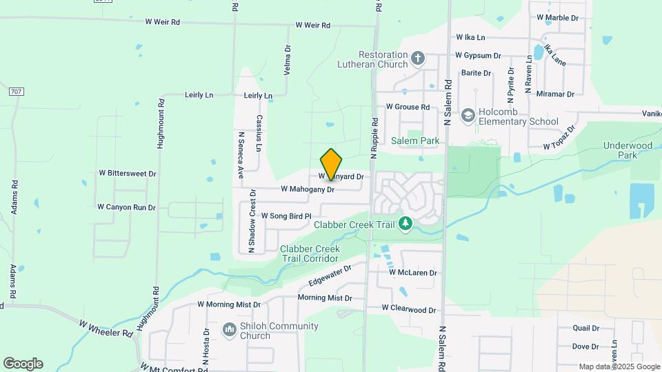 3876 W Mahogany Dr Map and Location Details