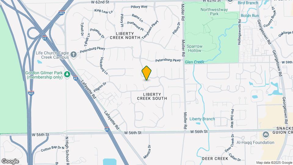 5751 McCloud Ct N Map and Location Details