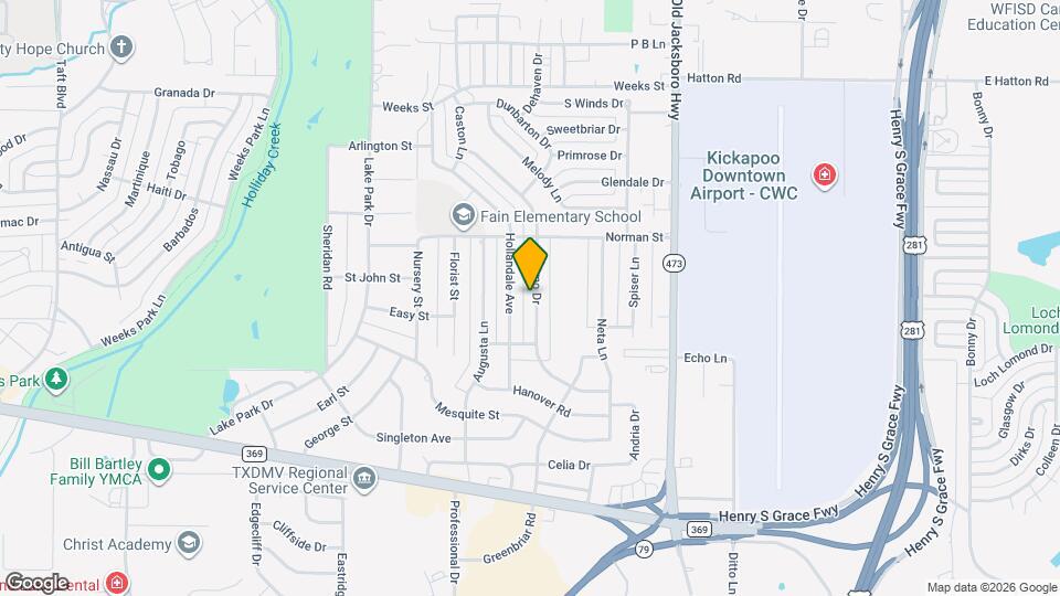 4720 Alamo Dr Mapa y Detalles de la Ubicación