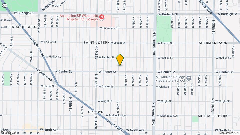 2722 N 48th St Map and Location Details