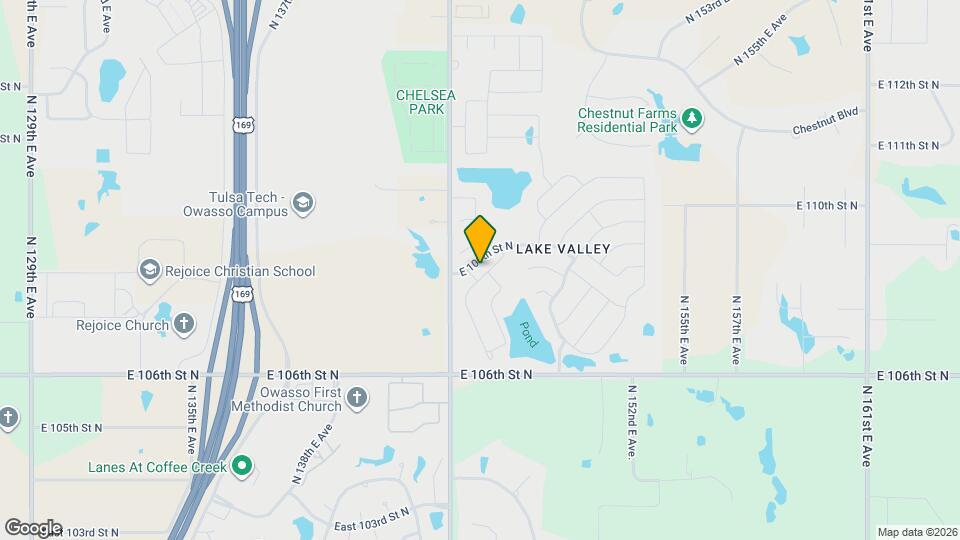 14603 E 108th St N Mapa y Detalles de la Ubicación