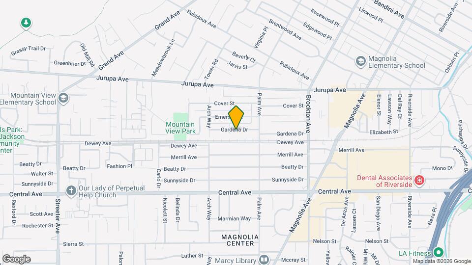 4594 Gardena Dr Map and Location Details