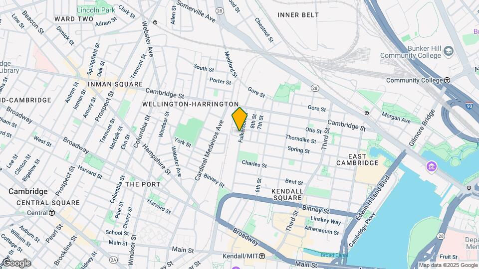 63 Fulkerson St, Unit 109 Mapa y Detalles de la Ubicación