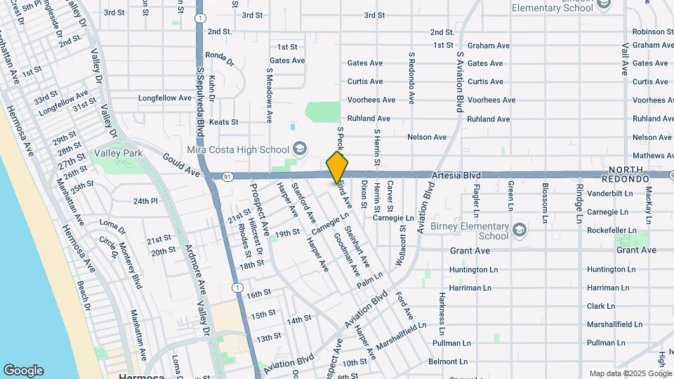 1739 Ford Ave Map and Location Details