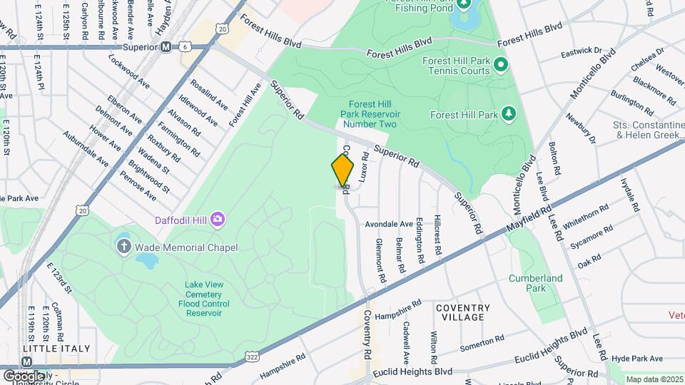 1576 Coventry Rd Map and Location Details