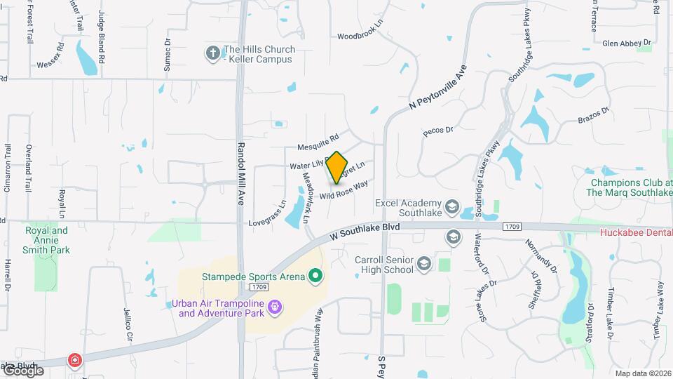 1714 Wild Rose Way Map and Location Details