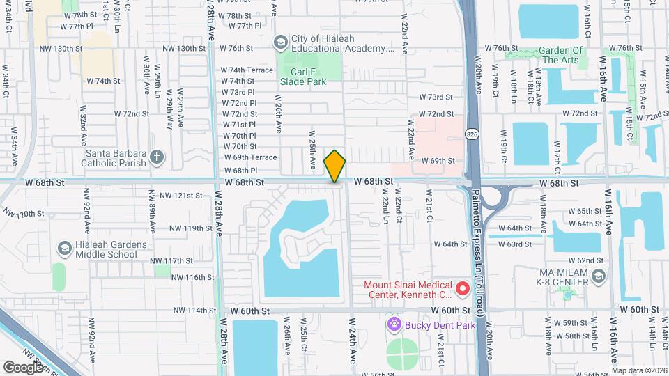 2450 W 67th Pl Map and Location Details