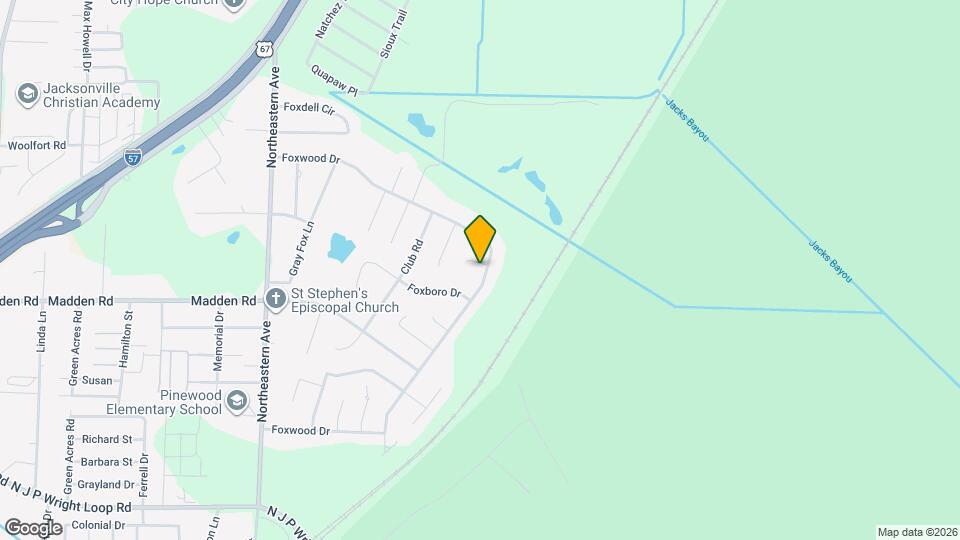 800 Foxwood Dr Map and Location Details