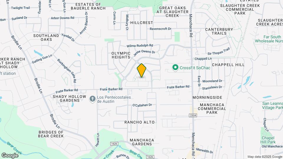 12105 Johnny Weismuller Ln Map and Location Details