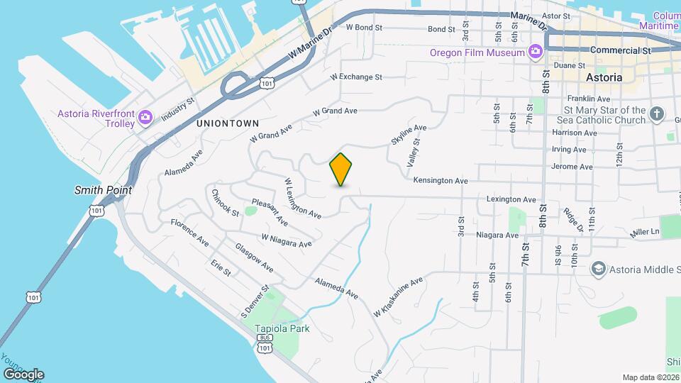 160 W Lexington Ave Map and Location Details