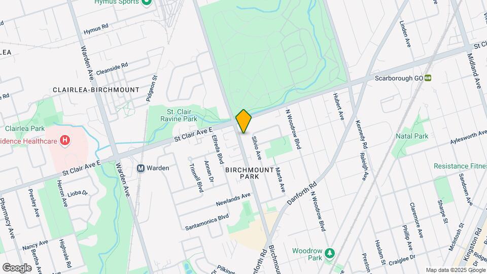 571 Birchmount Rd Map and Location Details