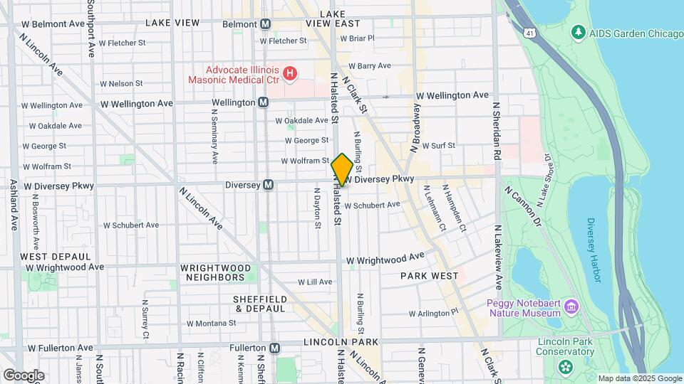 2719 N Halsted St Mapa y Detalles de la Ubicación