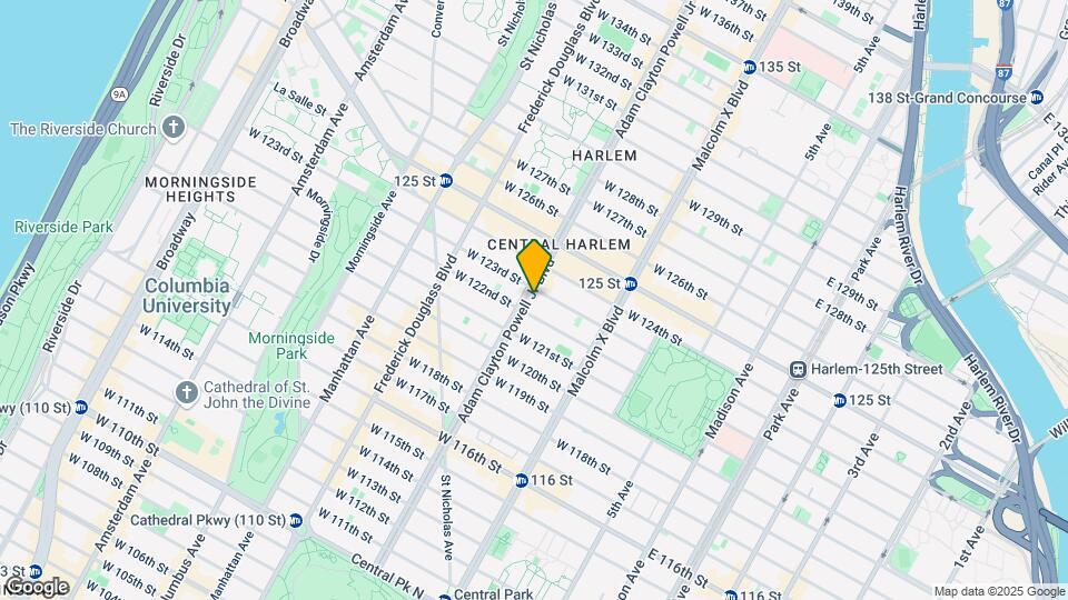 2051-2055 Adam Clayton Powell Jr Blvd Mapa y Detalles de la Ubicación
